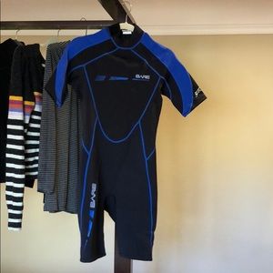 Bare 2mm s-flex sport shortie wetsuit - medium